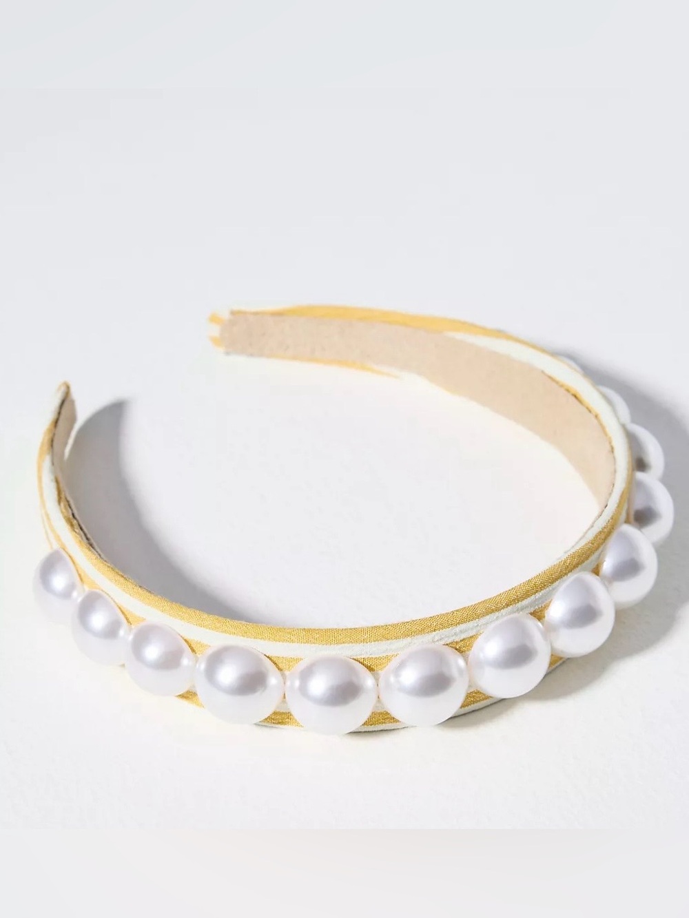 NWT Anthropologie Bold Pearl Headband